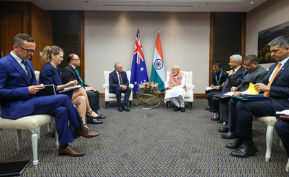 PM Modi, Aus counterpart Albanese discuss progress in defence, nuclear energy ties on G20 sidelines | PM Modi, Aus counterpart Albanese discuss progress in defence, nuclear energy ties on G20 sidelines