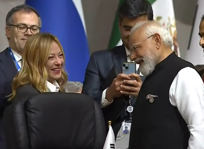 PM Modi and Meloni meet as G20 Leaders' Summit kicks off in Jo'burg | PM Modi and Meloni meet as G20 Leaders' Summit kicks off in Jo'burg