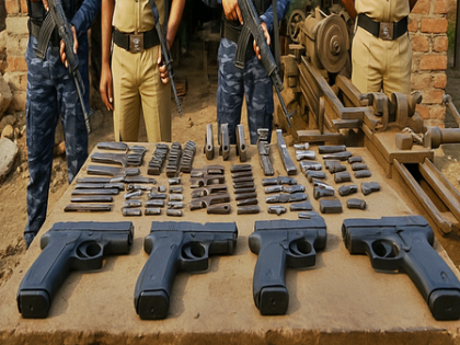 Massive joint raid busts illegal arms factory in MP; 47 detained in inter-state crackdown | Massive joint raid busts illegal arms factory in MP; 47 detained in inter-state crackdown