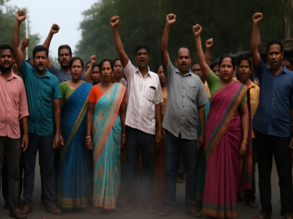Bengal: Protests in Bankura as cop assaults servant; locals block roads demanding action | Bengal: Protests in Bankura as cop assaults servant; locals block roads demanding action