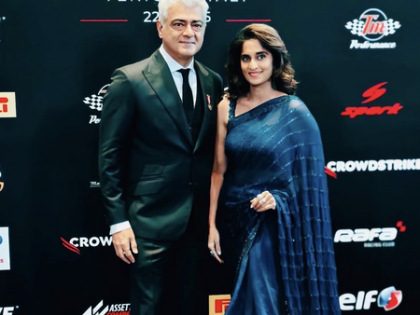 Ajith Kumar presented 'Gentleman Driver of the Year Award' in Venice; Shalini says honoured to stand beside him | Ajith Kumar presented 'Gentleman Driver of the Year Award' in Venice; Shalini says honoured to stand beside him Ajith Kumar presented 'Gentleman Driver of the Year Award' in Venice; Shalini says honoured to stand beside him | Ajith Kumar presented 'Gentleman Driver of the Year Award' in Venice; Shalini says honoured to stand beside him