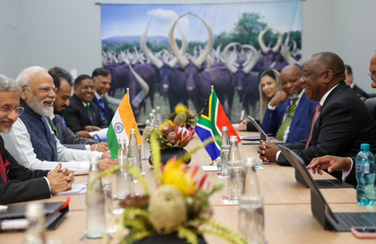 PM Modi, South African Prez Ramaphosa push for enhanced trade, tech and Global South voice | PM Modi, South African Prez Ramaphosa push for enhanced trade, tech and Global South voice PM Modi, South African Prez Ramaphosa push for enhanced trade, tech and Global South voice | PM Modi, South African Prez Ramaphosa push for enhanced trade, tech and Global South voice