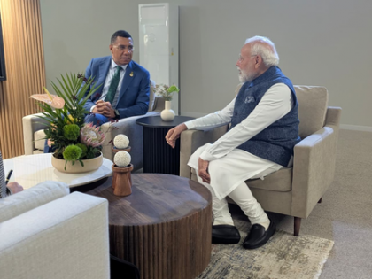 'Our partnership continues to grow': PM Modi meets Jamaican counterpart Andrew Holness | 'Our partnership continues to grow': PM Modi meets Jamaican counterpart Andrew Holness 'Our partnership continues to grow': PM Modi meets Jamaican counterpart Andrew Holness | 'Our partnership continues to grow': PM Modi meets Jamaican counterpart Andrew Holness