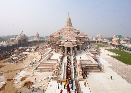 Ayodhya preps up for flag hoisting ceremony, PM Modi to lead Nov 25 event at Ram Temple | Ayodhya preps up for flag hoisting ceremony, PM Modi to lead Nov 25 event at Ram Temple