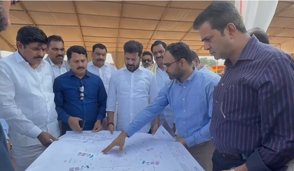 CM Revanth Reddy reviews arrangements for Telangana Rising Summit | CM Revanth Reddy reviews arrangements for Telangana Rising Summit