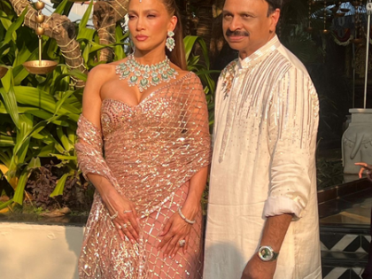 JLo dons Indian wear as she attends high-profile Indian wedding in Udaipur | JLo dons Indian wear as she attends high-profile Indian wedding in Udaipur
