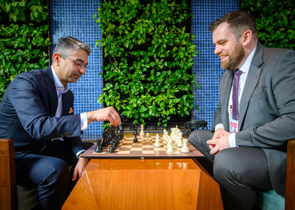 FIDE World Cup: Olympic gold medallist Abhinav Bindra takes a shot at chess, makes ceremonial first move in the final | FIDE World Cup: Olympic gold medallist Abhinav Bindra takes a shot at chess, makes ceremonial first move in the final
