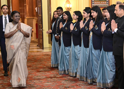 President Murmu tells young IRS officers to uphold integrity, fairness | President Murmu tells young IRS officers to uphold integrity, fairness