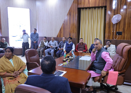 Bihar: Mangal Pandey, Ramkripal Yadav and Vijay Choudhary assumed charges of their respective ministries | Bihar: Mangal Pandey, Ramkripal Yadav and Vijay Choudhary assumed charges of their respective ministries