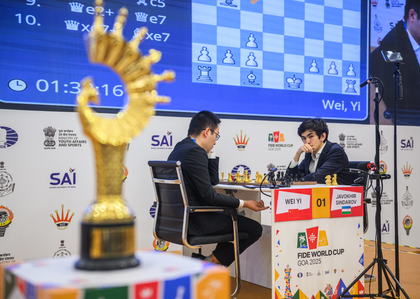 FIDE World Cup 2025: Wei-Sindarov final goes into tiebreak; Esipenko seals Candidates spot | FIDE World Cup 2025: Wei-Sindarov final goes into tiebreak; Esipenko seals Candidates spot