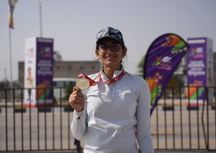 KIUG 2025: Cyclist Meenakshi clinches first gold of Games; Jain University dominates swimming events with eight golds | KIUG 2025: Cyclist Meenakshi clinches first gold of Games; Jain University dominates swimming events with eight golds KIUG 2025: Cyclist Meenakshi clinches first gold of Games; Jain University dominates swimming events with eight golds | KIUG 2025: Cyclist Meenakshi clinches first gold of Games; Jain University dominates swimming events with eight golds
