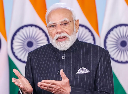 PM Modi inaugurates Skyroot's Infinity Campus; unveils orbital rocket Vikram-I | PM Modi inaugurates Skyroot's Infinity Campus; unveils orbital rocket Vikram-I