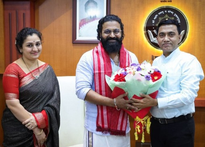 Rishab Shetty meets Goa CM Pramod Sawant: Our conversation was insightful | Rishab Shetty meets Goa CM Pramod Sawant: Our conversation was insightful