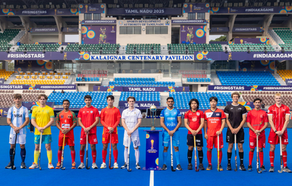 FIH Junior Men's WC: Captains gather for trophy photoshoot in Chennai & Madurai | FIH Junior Men's WC: Captains gather for trophy photoshoot in Chennai & Madurai FIH Junior Men's WC: Captains gather for trophy photoshoot in Chennai & Madurai | FIH Junior Men's WC: Captains gather for trophy photoshoot in Chennai & Madurai