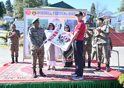 Nagaland: Indian Army flags off Hornbill motor rally-2025 from Zakhama | Nagaland: Indian Army flags off Hornbill motor rally-2025 from Zakhama