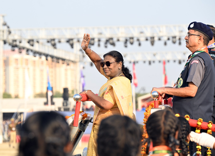 Diamond Jubilee: President Murmu attends closing ceremony of Bharat Scouts and Guides | Diamond Jubilee: President Murmu attends closing ceremony of Bharat Scouts and Guides