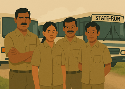 Employees of state-run buses go on strike in Punjab; commuters stranded | Employees of state-run buses go on strike in Punjab; commuters stranded