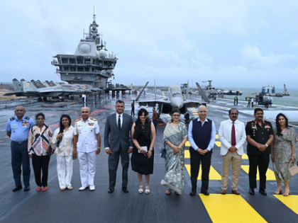 INS Vikrant, INS Udaygiri mark maiden overseas deployment at Sri Lanka's International Fleet Review | INS Vikrant, INS Udaygiri mark maiden overseas deployment at Sri Lanka's International Fleet Review