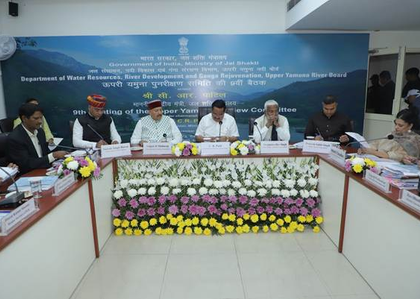 Jal Shakti Minister asks States to save water, help improve flow in Yamuna | Jal Shakti Minister asks States to save water, help improve flow in Yamuna