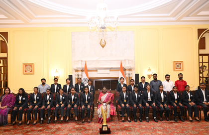 ‘Their success would inspire others’: President Murmu felicitates World Cup-winning Indian women’s blind cricket team | ‘Their success would inspire others’: President Murmu felicitates World Cup-winning Indian women’s blind cricket team