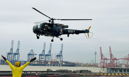 Land, air and sea — India works closely with Sri Lanka as 'Operation Sagar Bandhu' goes full throttle | Land, air and sea — India works closely with Sri Lanka as 'Operation Sagar Bandhu' goes full throttle Land, air and sea — India works closely with Sri Lanka as 'Operation Sagar Bandhu' goes full throttle | Land, air and sea — India works closely with Sri Lanka as 'Operation Sagar Bandhu' goes full throttle