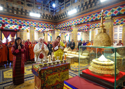 'Heartwarming to see deep connection to sacred Buddha relics': PM Modi recalls Bhutan visit | 'Heartwarming to see deep connection to sacred Buddha relics': PM Modi recalls Bhutan visit 'Heartwarming to see deep connection to sacred Buddha relics': PM Modi recalls Bhutan visit | 'Heartwarming to see deep connection to sacred Buddha relics': PM Modi recalls Bhutan visit