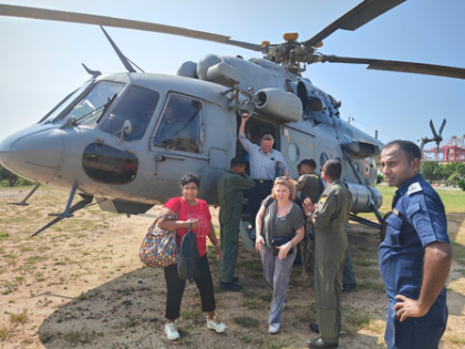 IAF conducts hybrid rescue mission to extricate stranded passengers from restricted zone in Sri Lanka | IAF conducts hybrid rescue mission to extricate stranded passengers from restricted zone in Sri Lanka