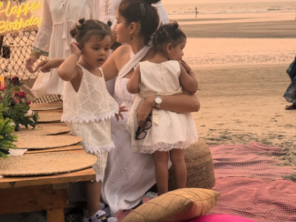Rubina Dilaik drops a glimpse of twins Edhaa & Jeeva's 2nd birthday celebration by the beach | Rubina Dilaik drops a glimpse of twins Edhaa & Jeeva's 2nd birthday celebration by the beach Rubina Dilaik drops a glimpse of twins Edhaa & Jeeva's 2nd birthday celebration by the beach | Rubina Dilaik drops a glimpse of twins Edhaa & Jeeva's 2nd birthday celebration by the beach