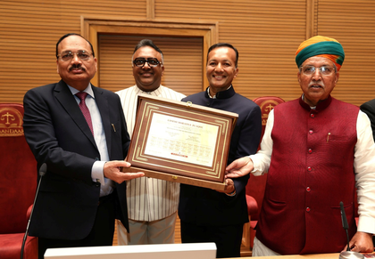 CJI and Law Minister inaugurate world’s largest moot court at Jindal Global Law School | CJI and Law Minister inaugurate world’s largest moot court at Jindal Global Law School