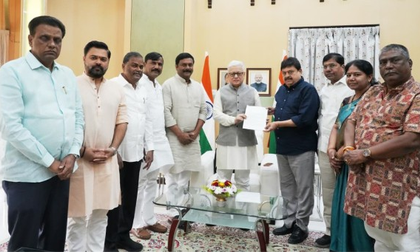 BJP seeks Telangana Guv's intervention to stop land conversion in Hyderabad | BJP seeks Telangana Guv's intervention to stop land conversion in Hyderabad BJP seeks Telangana Guv's intervention to stop land conversion in Hyderabad | BJP seeks Telangana Guv's intervention to stop land conversion in Hyderabad