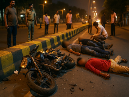 Delhi: One killed, 2 injured as speeding motorcycle hits divider in Sultanpuri | Delhi: One killed, 2 injured as speeding motorcycle hits divider in Sultanpuri Delhi: One killed, 2 injured as speeding motorcycle hits divider in Sultanpuri | Delhi: One killed, 2 injured as speeding motorcycle hits divider in Sultanpuri