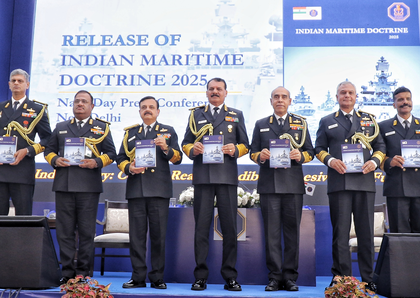India's latest Maritime Doctrine responds to strategic environment: Report | India's latest Maritime Doctrine responds to strategic environment: Report India's latest Maritime Doctrine responds to strategic environment: Report | India's latest Maritime Doctrine responds to strategic environment: Report