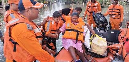 Op Sagar Bandhu: NDRF rescues pregnant woman in Cyclone Ditwah-hit Sri Lanka | Op Sagar Bandhu: NDRF rescues pregnant woman in Cyclone Ditwah-hit Sri Lanka
