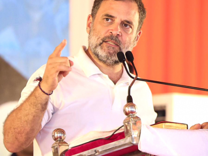 Cong flags rising public outrage in Gujarat as Rahul Gandhi targets BJP on drugs, crime & flood relief | Cong flags rising public outrage in Gujarat as Rahul Gandhi targets BJP on drugs, crime & flood relief