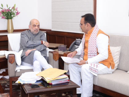 Rajasthan CM meets PM Modi; pays courtesy call to HM Shah, Union Ministers | Rajasthan CM meets PM Modi; pays courtesy call to HM Shah, Union Ministers Rajasthan CM meets PM Modi; pays courtesy call to HM Shah, Union Ministers | Rajasthan CM meets PM Modi; pays courtesy call to HM Shah, Union Ministers