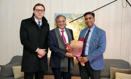 CEC Gyanesh Kumar arrives in Sweden to chair International IDEA | CEC Gyanesh Kumar arrives in Sweden to chair International IDEA