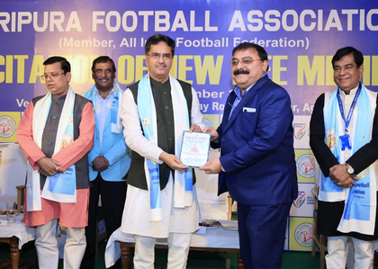 Tripura making big strides in sports infrastructure: CM Saha | Tripura making big strides in sports infrastructure: CM Saha Tripura making big strides in sports infrastructure: CM Saha | Tripura making big strides in sports infrastructure: CM Saha