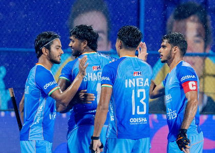 Men's Jr World Cup 2025: Unbeaten India thrash Switzerland 5-0, set up quarterfinal against Belgium | Men's Jr World Cup 2025: Unbeaten India thrash Switzerland 5-0, set up quarterfinal against Belgium Men's Jr World Cup 2025: Unbeaten India thrash Switzerland 5-0, set up quarterfinal against Belgium | Men's Jr World Cup 2025: Unbeaten India thrash Switzerland 5-0, set up quarterfinal against Belgium