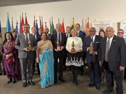 Four diplomats honoured with 'Power of One' awards at UN | Four diplomats honoured with 'Power of One' awards at UN