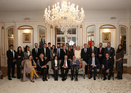 Indian envoy hosts farewell reception for US Ambassador to India Sergio Gor | Indian envoy hosts farewell reception for US Ambassador to India Sergio Gor