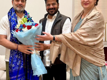 Telangana CM invites Sonia, Rahul, Priyanka for Global Summit | Telangana CM invites Sonia, Rahul, Priyanka for Global Summit