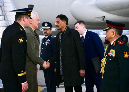 Russian Defence Minister arrives in New Delhi, set to co-chair key meeting on military cooperation with Rajnath Singh | Russian Defence Minister arrives in New Delhi, set to co-chair key meeting on military cooperation with Rajnath Singh