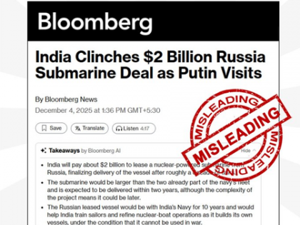 'Misleading': Govt refutes news report on new $2 bn India-Russia nuclear submarine deal | 'Misleading': Govt refutes news report on new $2 bn India-Russia nuclear submarine deal