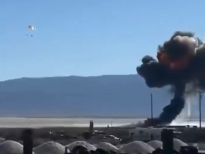 US F-16 crashes into flames during training mission in California