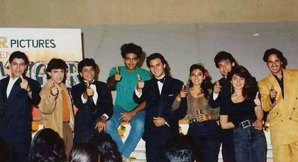 Sudesh Berry shares throwback pic featuring young SRK, Saif Ali Khan & Rahul Roy from 1993 movie Pehla Nasha | Sudesh Berry shares throwback pic featuring young SRK, Saif Ali Khan & Rahul Roy from 1993 movie Pehla Nasha