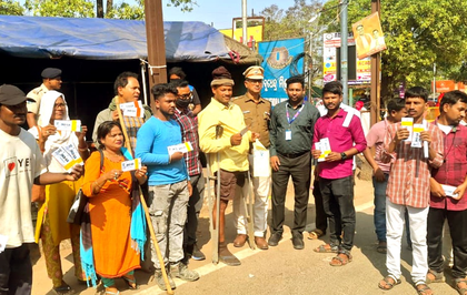 Odisha: Security heightened ahead of India-Africa T20 at Barabati Stadium | Odisha: Security heightened ahead of India-Africa T20 at Barabati Stadium Odisha: Security heightened ahead of India-Africa T20 at Barabati Stadium | Odisha: Security heightened ahead of India-Africa T20 at Barabati Stadium