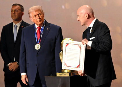 President Trump awarded FIFA Peace Prize at World Cup draw | President Trump awarded FIFA Peace Prize at World Cup draw
