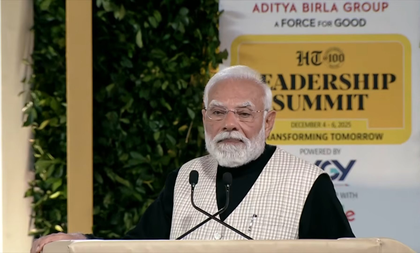 When world talks about slowdown, India writes growth stories: PM Modi | When world talks about slowdown, India writes growth stories: PM Modi