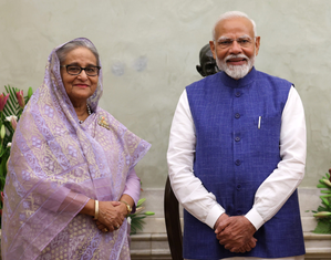 Former B'desh PM Sheikh Hasina thanks PM Modi for support during crisis (IANS exclusive) | Former B'desh PM Sheikh Hasina thanks PM Modi for support during crisis (IANS exclusive)