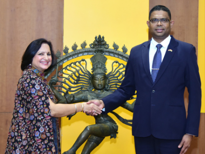MEA Secretary, Suriname's outgoing envoy discuss bilateral ties | MEA Secretary, Suriname's outgoing envoy discuss bilateral ties MEA Secretary, Suriname's outgoing envoy discuss bilateral ties | MEA Secretary, Suriname's outgoing envoy discuss bilateral ties